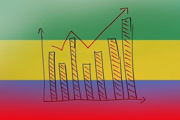 A graph showing the potential growth of an investment portfolio over time, with two lines representing different tax scenarios (tax-efficient vs. tax-inefficient).